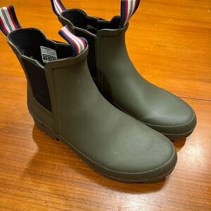 SeaVees Bolinas Off Shore Rain Boots - Olive size 9